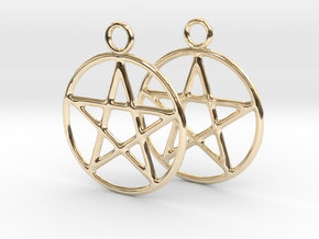 pentaearrings in 14K Yellow Gold