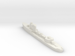 Italian Canopo torpedo boat 1:2400 WW2 in White Natural Versatile Plastic