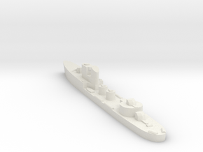 Italian Canopo torpedo boat 1:3000 WW2 in White Natural Versatile Plastic