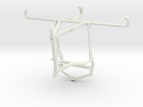 Controller mount for PS4 & LG W30 - Top in White Natural Versatile Plastic