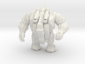 Earth Elemental 55mm DnD miniature for games rpg in White Natural Versatile Plastic