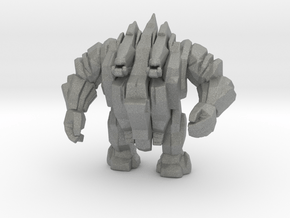 Earth Elemental 55mm DnD miniature for games rpg in Gray PA12