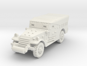 M3A1 Scoutcar early (closed) 1/100 in White Natural Versatile Plastic