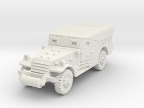 M3A1 Scoutcar early (closed) 1/87 in White Natural Versatile Plastic