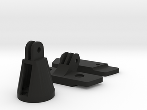 Saddle Gopro Extension + Varia Adapter in Black Natural Versatile Plastic
