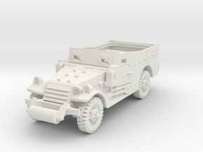 M3A1 Scoutcar late (open) 1/87 in White Natural Versatile Plastic