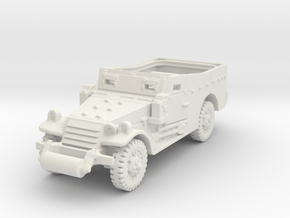 M3A1 Scoutcar late (open) 1/76 in White Natural Versatile Plastic