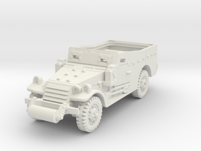 M3A1 Scoutcar late (open) 1/56 in White Natural Versatile Plastic