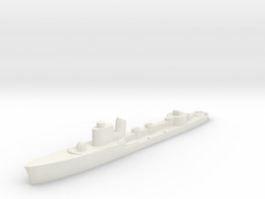Italian Calliope torpedo boat 1:2400 WW2 in White Natural Versatile Plastic