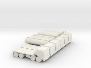 6x Cargo-8 in White Natural Versatile Plastic