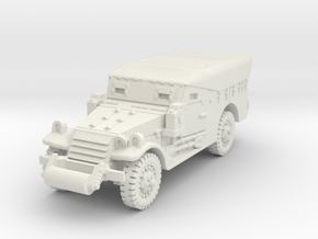 M3A1 Scoutcar late (closed) 1/56 in White Natural Versatile Plastic