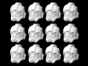(Legion) 12x Imperial Pilot Helmets in Tan Fine Detail Plastic