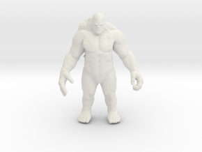 Fire Titan 55mm DnD miniature for games and rpg in White Natural Versatile Plastic