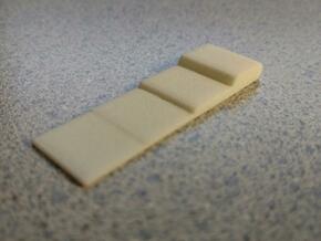Strong and Flexible Sample in White Processed Versatile Plastic