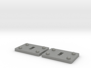G Scale Truck Coupling Plates in Gray PA12