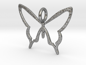 Butterfly Brooklyn in Natural Silver
