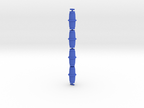 Alphatron Hollow Drums in Blue Processed Versatile Plastic: Medium
