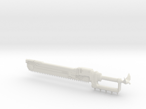 1/3 Scale  Chain Sword in White Natural Versatile Plastic