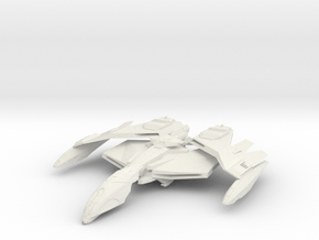 Romulan Deagle Class WarBird in White Natural Versatile Plastic