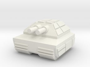 6mm Rapture T2 Tank in White Natural Versatile Plastic