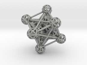 3D Metatron's Cube in Aluminum