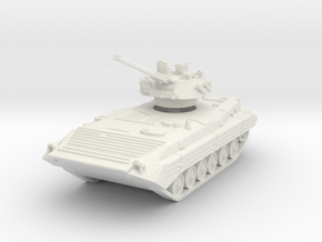 BMP 2 (elevated turret) 1/87 in White Natural Versatile Plastic