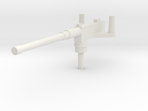 Moray Machine Gun (x1) in White Natural Versatile Plastic