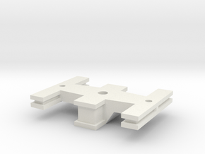 Bolster - Zscale in White Natural Versatile Plastic