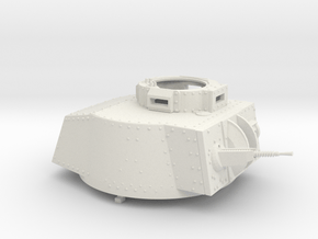 German Panzer 38t 1:18 Scale - Turret in White Natural Versatile Plastic