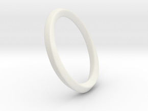 Oval in White Premium Versatile Plastic