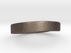 Stripe in Polished Bronzed-Silver Steel