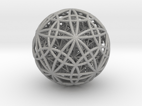 IcosaDodeca w/ Nested 14 Stellated Dodecahedrons in Aluminum