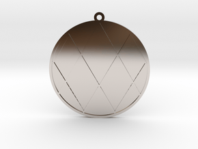 Vortex Math Pendant in Platinum
