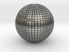 Disco Ball in Polished Silver