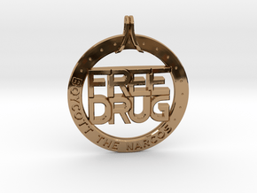 Free Drug in Polished Brass
