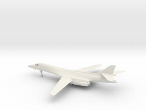 Rockwell B-1B Lancer (spread wings) in White Natural Versatile Plastic: 1:200