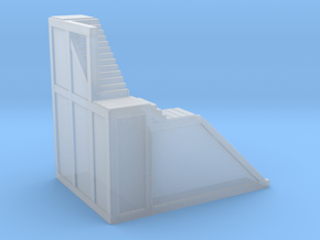 Glacier Town (Left side) Stairs in Smooth Fine Detail Plastic