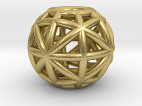 torus_pearl_type8_normal in Natural Brass: Small