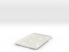 iPad Mini Case MV in White Natural Versatile Plastic