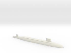 Seawolf-class submarine, 1/1250 in White Natural Versatile Plastic