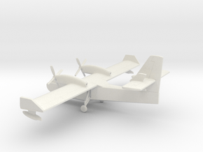 Canadair CL-415 Superscooper (gears down) in White Natural Versatile Plastic: 6mm