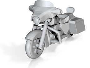 HO Scale Street Bagger Motorcycle in Tan Fine Detail Plastic