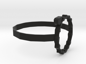 SERIPPY RING in Black Natural Versatile Plastic