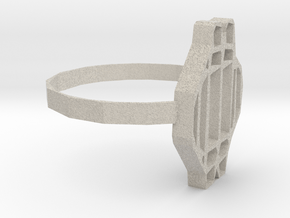 SERIPPY RING in Natural Sandstone