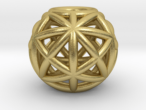torus_pearl_type6_normal in Natural Brass: Small