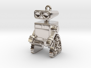 Robot-Type-2 v14.1 in Rhodium Plated Brass