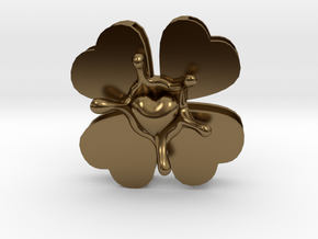 LuckyLoveSplash in Polished Bronze