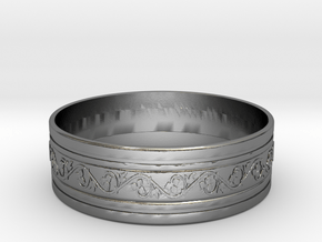 Wedding Gold Ring KTWR03 by KTkaRAJ in Polished Silver: 9 / 59