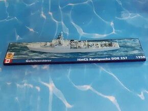 HMCS DDE 257 Restigouche 1/1250 in Tan Fine Detail Plastic