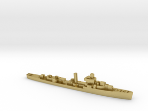 USS Somers destroyer 1943 1:3000 WW2 in Natural Brass